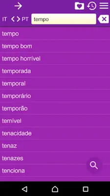 Italian Portuguese Dict Free android App screenshot 6